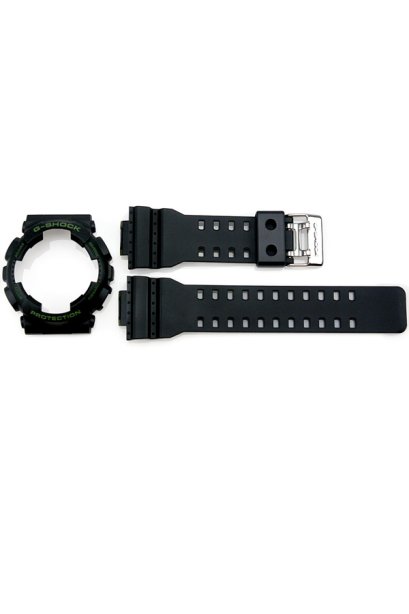 Casio G-Shock กรอบและสาย รุ่น GA-100L-1A (สีดำ/เขียว)